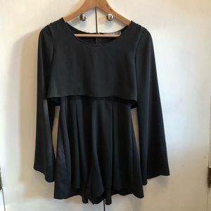 Flowy black romper